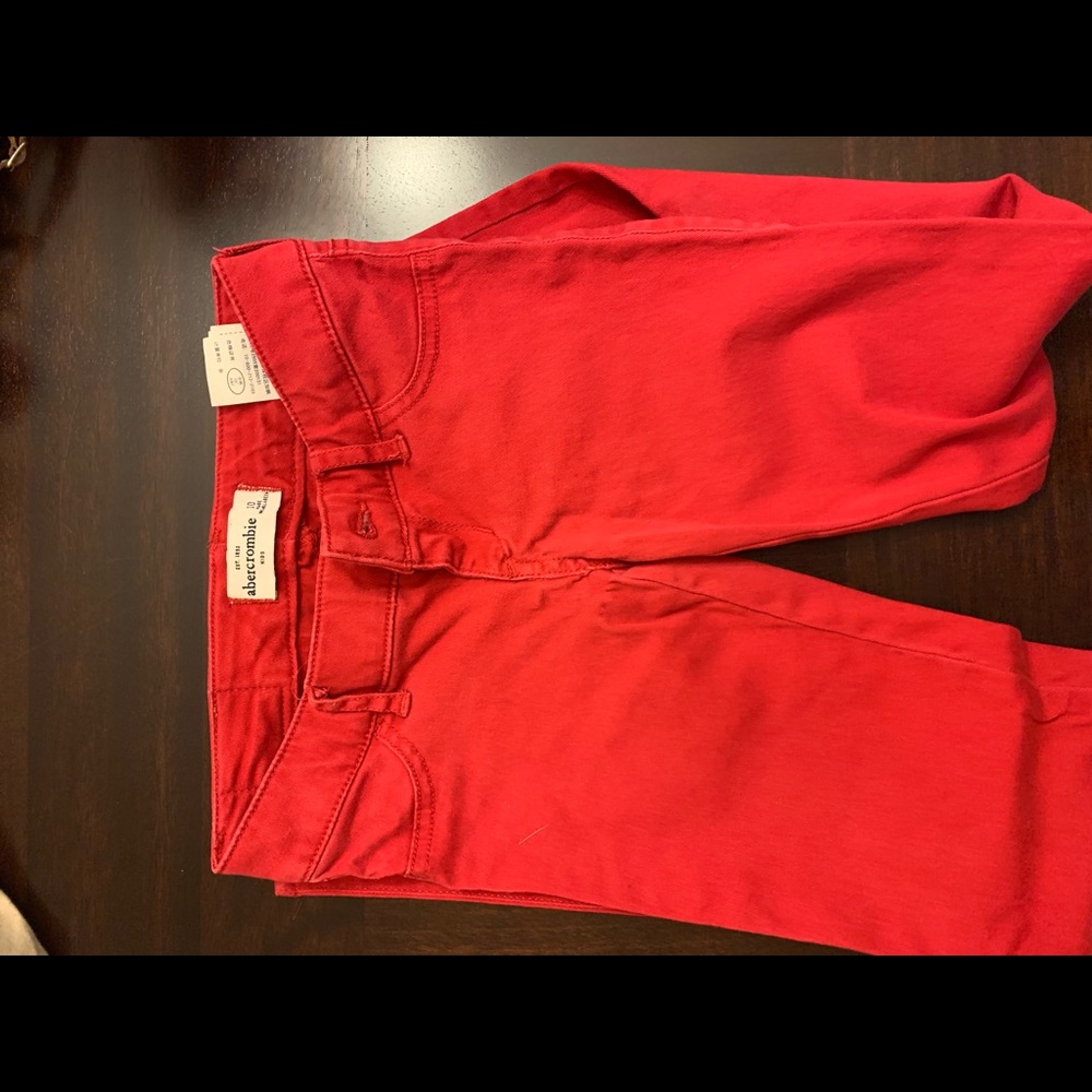Red Abercrombie Jeans
